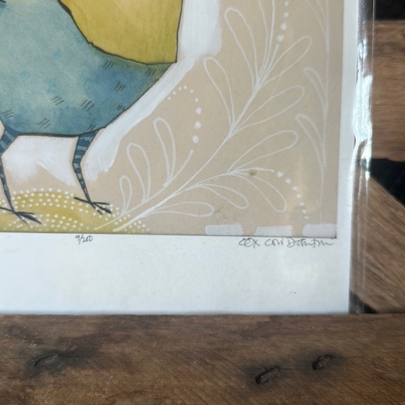 Cori Dantini Limited Edition print Bird Esteemed  whimsical Inspirational - Picture 4 of 6
